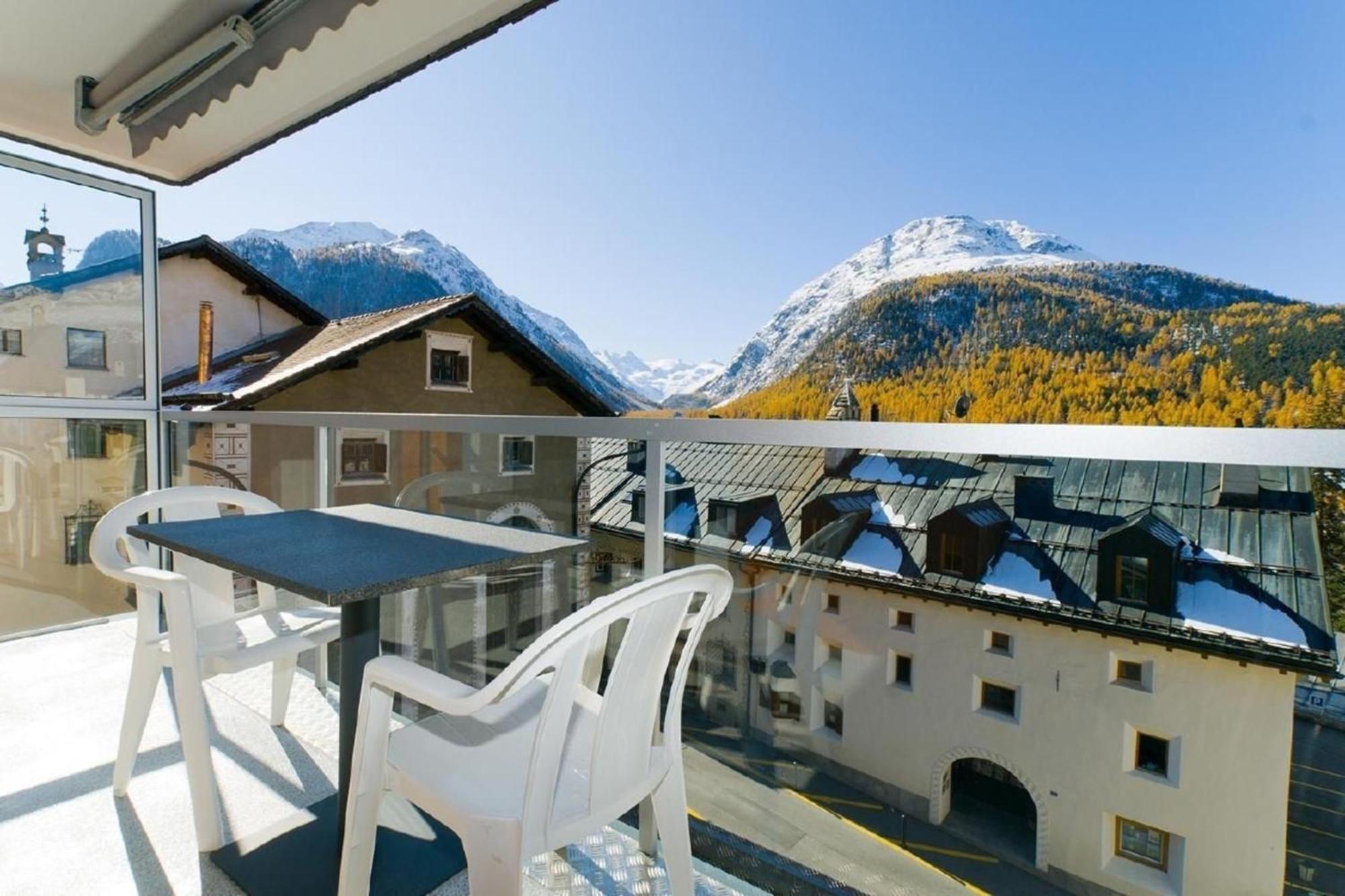 Chesa Quadrella Lejlighed Pontresina Eksteriør billede